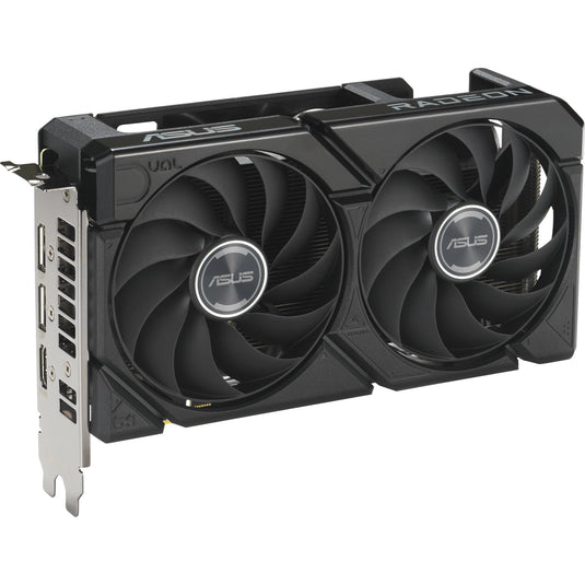 Asus dual radeon rx 9060 xt 16gb grafische kaart (zwart, 2x displayport, 1x hdmi)