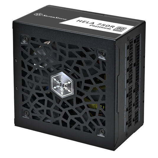 Silverstone hela 750r platinum modulaire 750 watt voeding (zwart, 4x pcie)