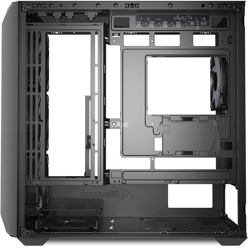 Load image into Gallery viewer, Sharkoon mk3 rgb mini tower behuizing (zwart | 2x usb-a | 1x usb-c | rgb | tempered glass)
