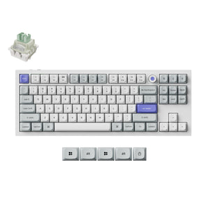 Keychron q3 he 8k magnetic switch keyboard (wit, us lay-out (qwerty), ultra-fast lime, 80% (tkl), rgb, hot swap, 8k)