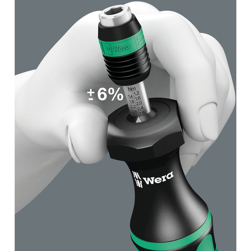 ギャラリービューアに画像をロードする, Wera 7441 kraftform instelbare momentschroevendraaier met rapidaptor snelwisselhouder, 1 4 duim, 1,2 - 3,0 nm - 1 stuk(s) - 05074701001

