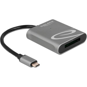 Delock usb-c card reader voor xqd 2.0 kaartlezer (grijs)