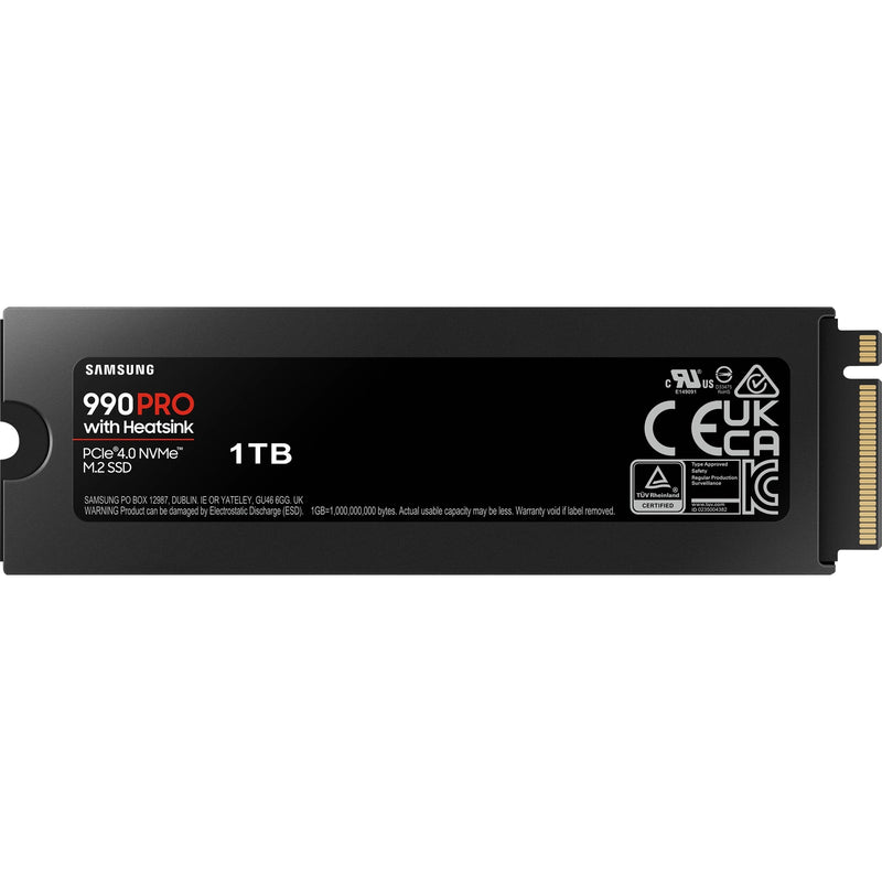 Load image into Gallery viewer, Samsung 990 pro heatsink 1 tb ssd (pcie 4.0 x4, nvme 2, m.2 2280, rgb leds)
