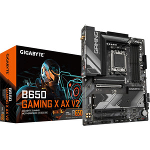 Gigabyte b650 gaming x ax v2 socket am5 moederbord (zwart grijs, raid, 2.5 gb-lan, wlan, bt, sound, atx)