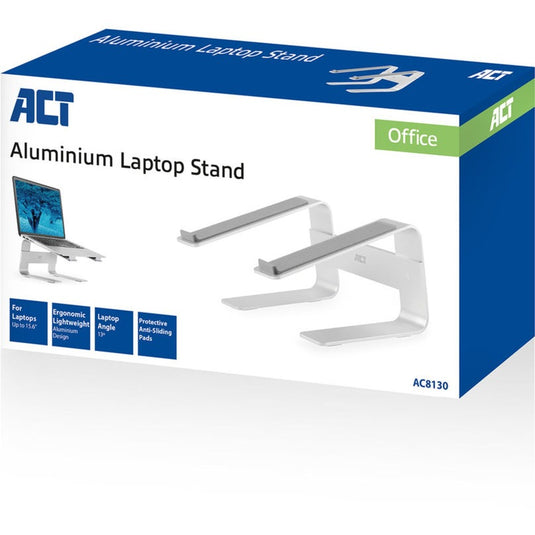 Act connectivity laptopstandaard aluminium (aluminium)