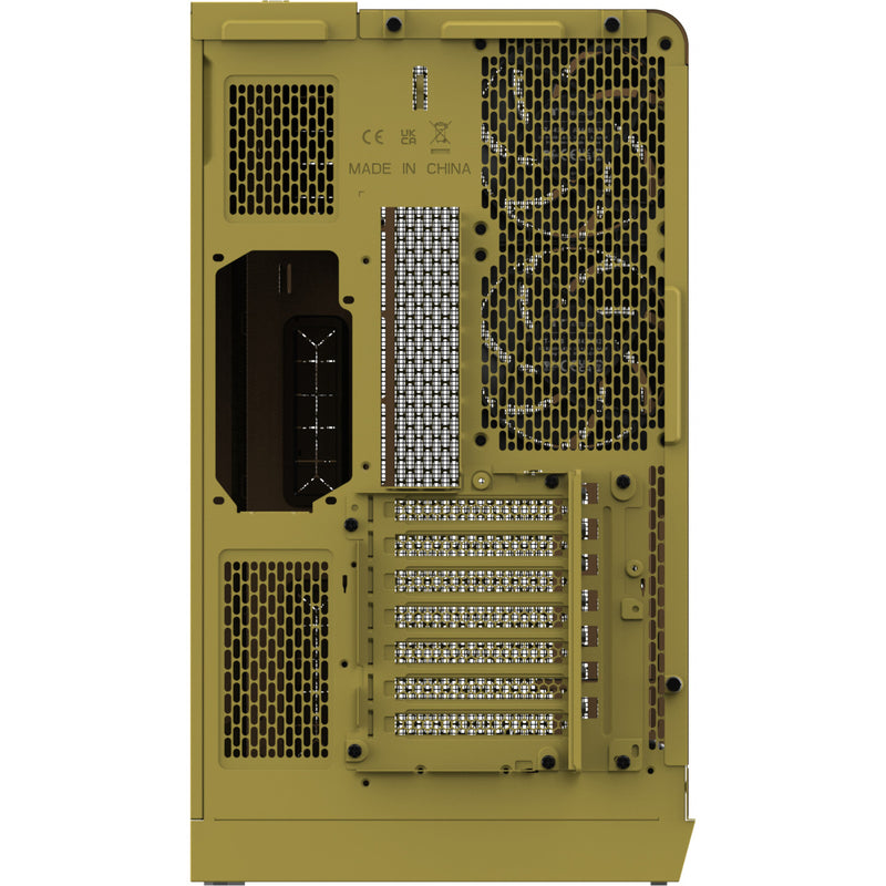 Load image into Gallery viewer, Thermaltake view 390 air butter caramel midi tower behuizing (geel | 2x usb-a | 1x usb-c | tempered glass)
