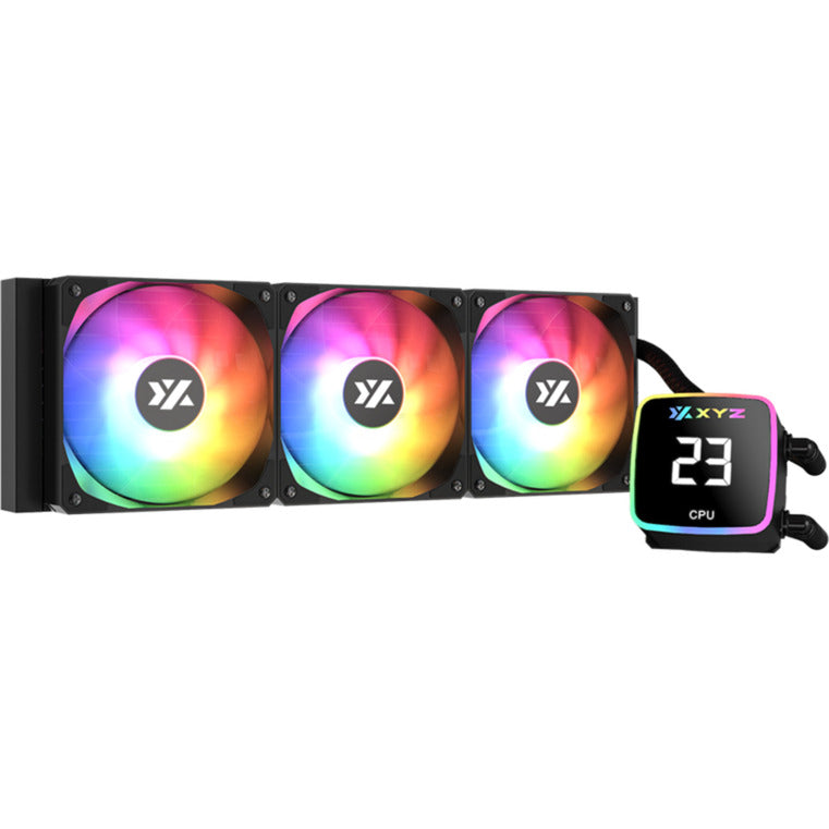 Cargue la imagen en el visor de la galería, Xyz pc gear aquapulse aio 360 waterkoeling (zwart, argb, pwm)
