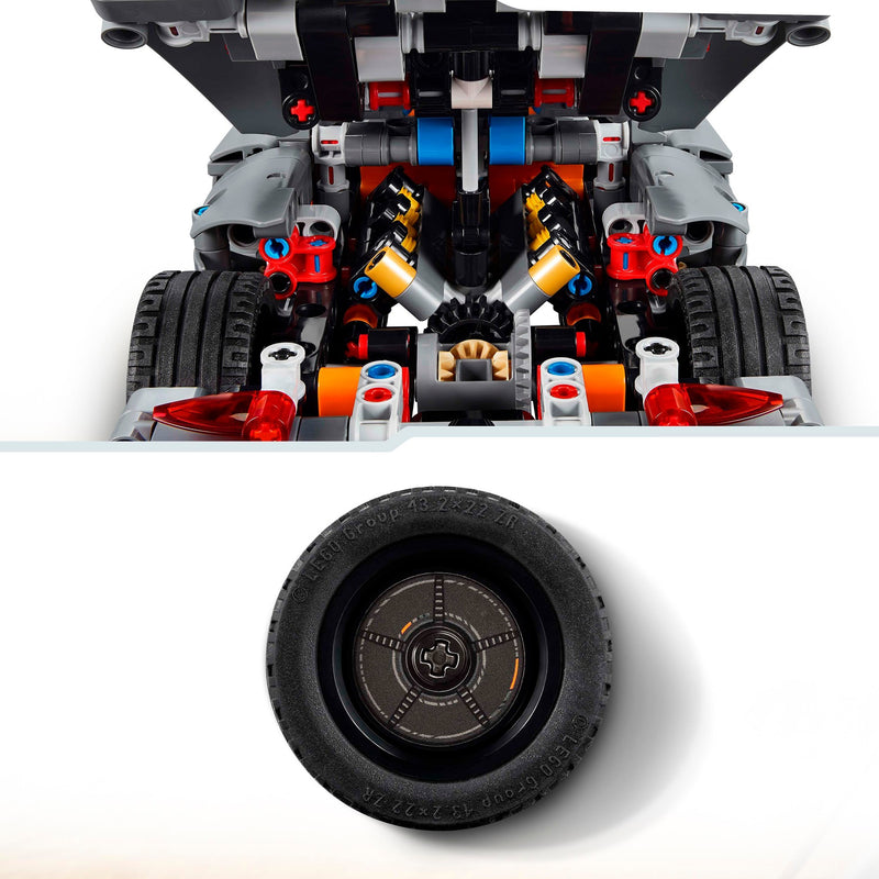 Load image into Gallery viewer, Lego technic 42173 koenigsegg jesko absolut grijze hypercar

