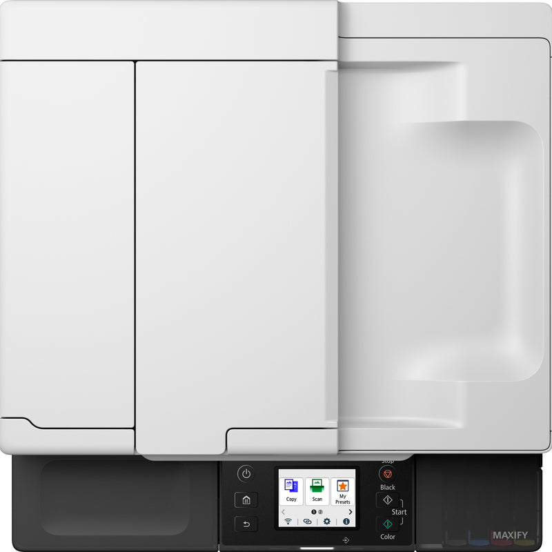 Afbeelding laden in galerijviewer, Canon maxify gx2051-kleureninkjetprinter met navulbare megatank all-in-one inkjetprinter met faxfunctie (wit, printen, kopiëren, scannen, faxen, wi-fi)

