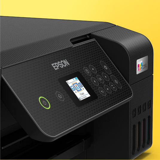 Epson ecotank et-2870 a4 multifunctionele wi-fi-printer met inkttank all-in-one inkjetprinter (zwart, scannen, kopiëren, inclusief tot 3 jaar inkt)