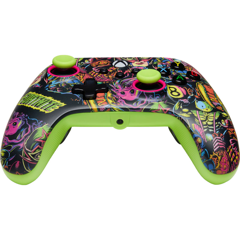 Afbeelding laden in galerijviewer, Powera advantage controller met kabel voor de xbox series x|s - fortnite: glow (neongroen, xbox series x|s, xbox one, pc)
