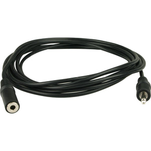 Goobay 3,5 mm jack (male) naar 3,5 mm jack (female) verlengkabel (zwart, 3 meter)