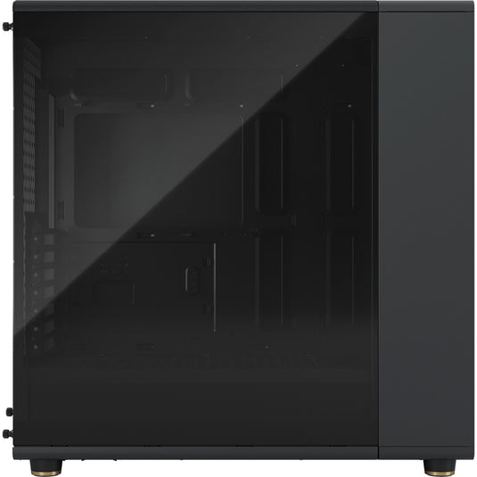 Fractal design north xl midi tower behuizing (zwart houtkleur | 2x usb-a | 1x usb-c | tempered glass)