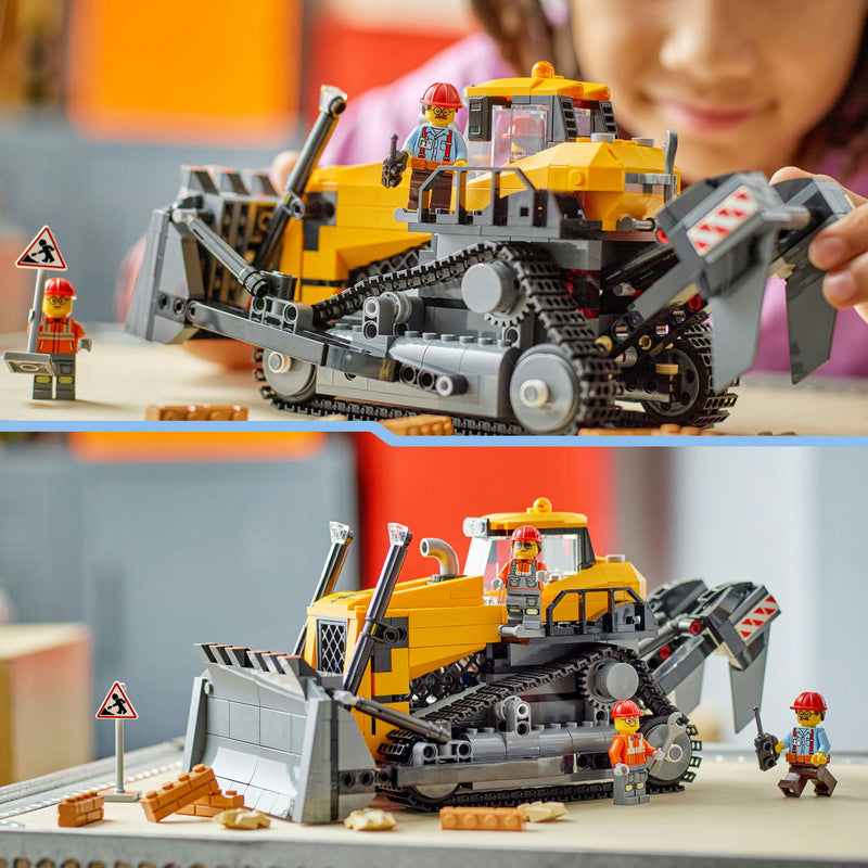 Load image into Gallery viewer, Lego city 60466 gele bulldozer
