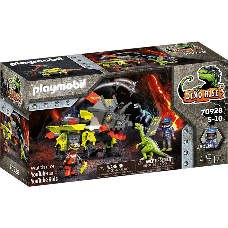 Load image into Gallery viewer, Playmobil dino rise - robo-dino vechtmachine constructiespeelgoed (70928)

