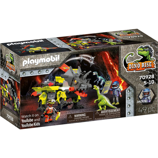 Playmobil dino rise - robo-dino vechtmachine constructiespeelgoed (70928)
