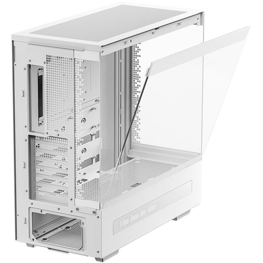 Deepcool ch690 digital midi tower behuizing (wit | 2x usb-a | 1x usb-c | tempered glass)