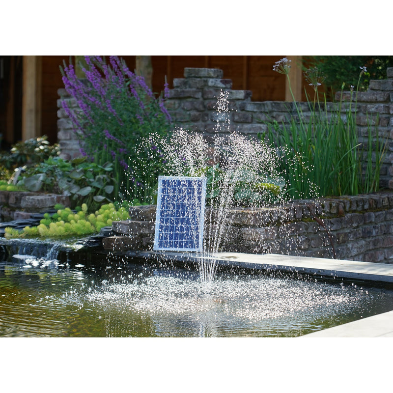 Load image into Gallery viewer, Ubbink solarmax 2500 accu pomp (zwart, incl. solarpaneel, pomp en accu)

