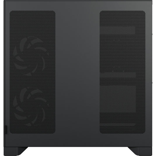 Fractal design pop 2 vision midi tower behuizing (zwart | 1x usb-a | 1x usb-c | tempered glass)