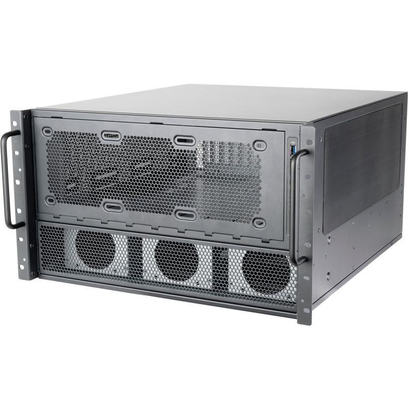 Afbeelding laden in galerijviewer, Silverstone rm600 rack behuizing (zwart)
