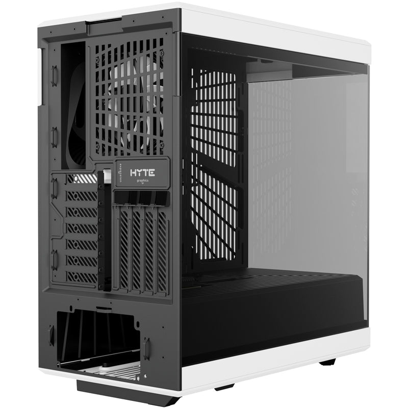 Load image into Gallery viewer, Hyte y40 midi tower behuizing (wit zwart | 2x usb-a | 1x usb-c | tempered glass)
