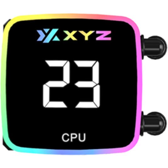 Xyz pc gear aquapulse aio 240 waterkoeling (zwart, argb, pwm)