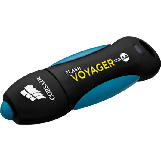 Corsair flash voyager usb 3.0 256 gb usb-stick (zwart blauw, cmfvy3a-256gb)