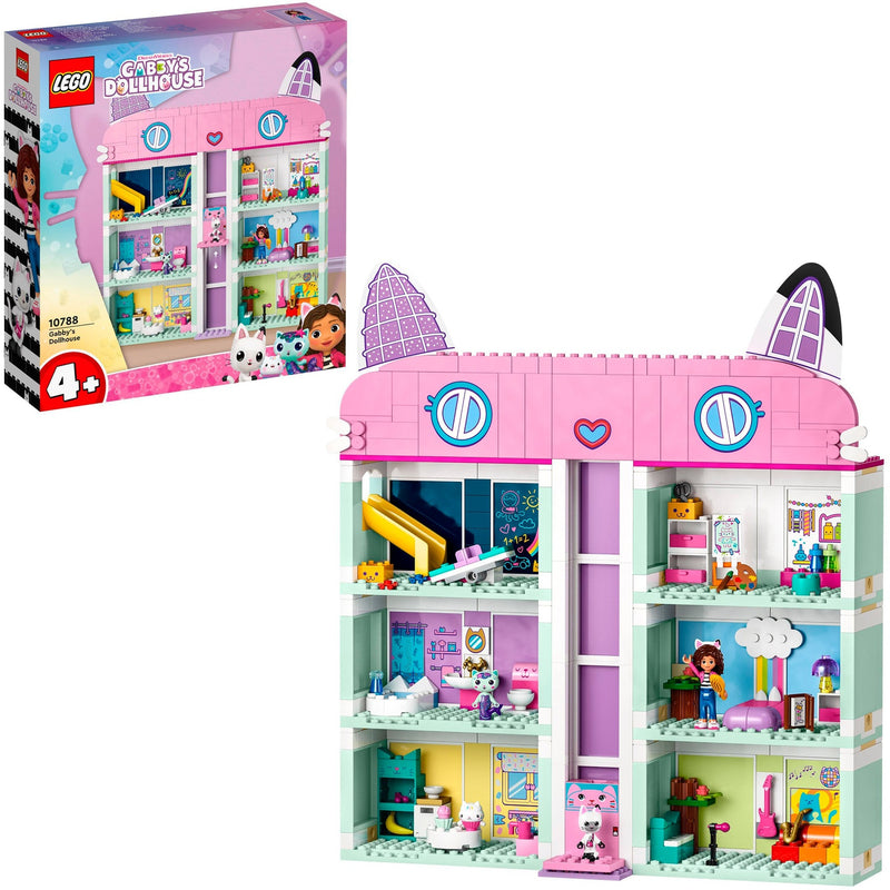 ギャラリービューアに画像をロードする, Lego gabby's poppenhuis gabby's poppenhuis speelgoed speelgoed met 4 minifiguren en accessoires voor kinderen 4+ - 10788
