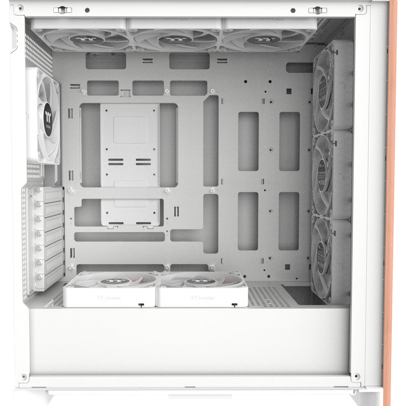 Load image into Gallery viewer, Thermaltake s370 ws snow midi tower behuizing (wit | 2x usb-a | 1x usb-c | tempered glass)
