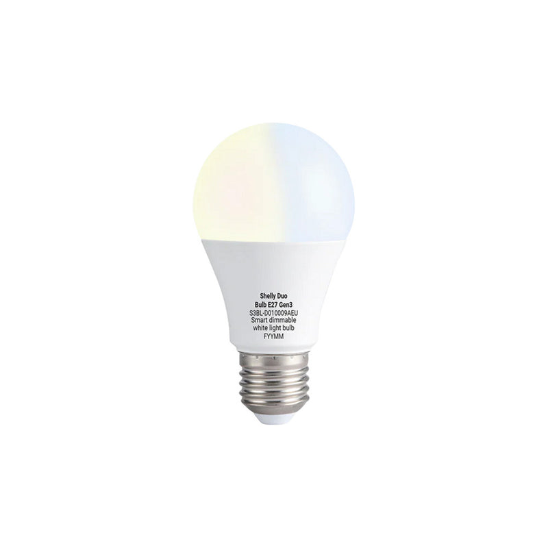 Afbeelding laden in galerijviewer, Shelly duo bulb e27 gen3 ledlamp (wit, 2700-6500k, wifi, bluetooth, dimbaar)
