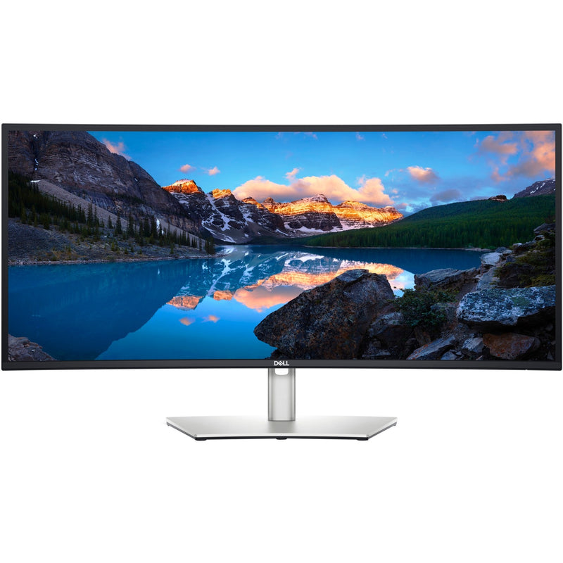 Load image into Gallery viewer, Dell u3423we 34 curved ultrawide monitor (zilver zwart, 2x hdmi, displayport, usb-a 3.2, usb-c 3.2)
