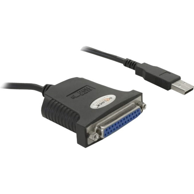 Chargez l'image dans la visionneuse de la galerie, Delock usb-a 1.1 naar parallel kabel (zwart, 0,8 meter)
