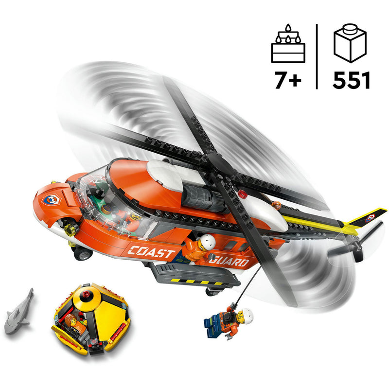Load image into Gallery viewer, Lego city 60503 kustwacht helikopter
