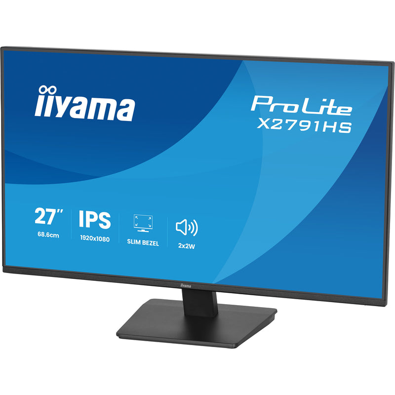 Load image into Gallery viewer, Iiyama prolite x2791hs-b1 27 monitor (zwart (mat), 120 hz, hdmi, displayport, audio)

