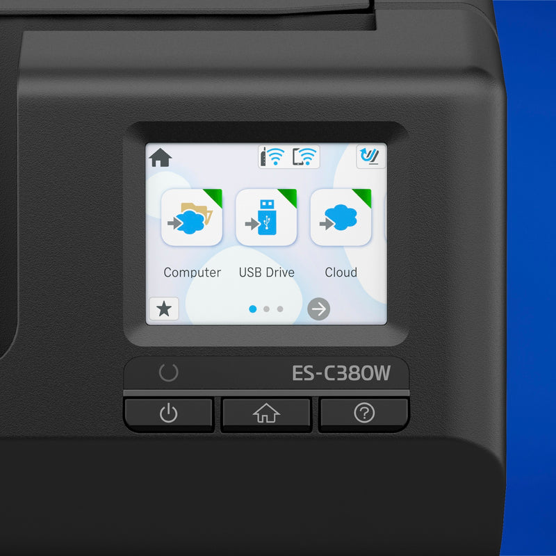 Load image into Gallery viewer, Epson es-c320w compacte a4-documentscanner met wi-fi-connectiviteit en u-traject (zwart, a4, a5, a6, b5)
