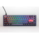 Ducky one 3 cosmic blue sf rgb mechanisch toetsenbord (donkerblauw, us lay-out (qwerty), cherry mx speed silver, 65%, rgb leds, double-shot pbt, hot-swappable, quack mechanics)