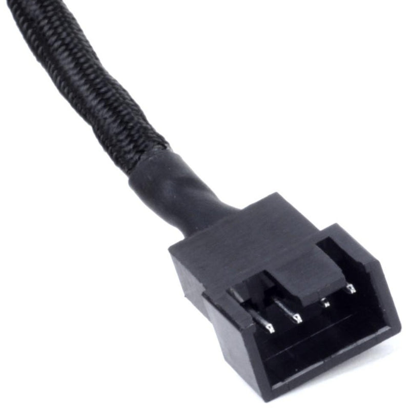 Load image into Gallery viewer, Silverstone sst-cpf01 splitterkabel (zwart, 10 centimeter)
