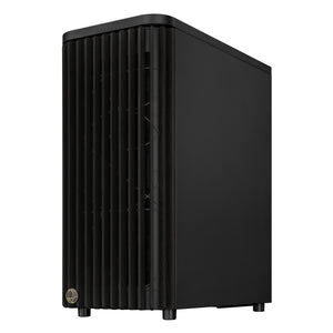 Asus proart pa401 wood edition - metal panel midi tower behuizing (zwart | 2x usb-a | 1x usb-c)