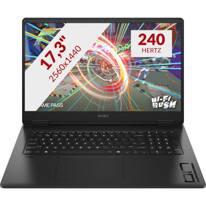 Omen 17-db1070nd (c2xv0ea#abh) 17.3 copilot+ gaming laptop (zwart | ryzen ai 7 350 | rtx 5070 | 24 gb | 1 tb ssd)