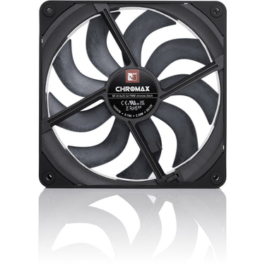 Noctua nf-a14x25 g2 pwm chromax.black case fan (zwart, 140 x 140 x 25 mm)