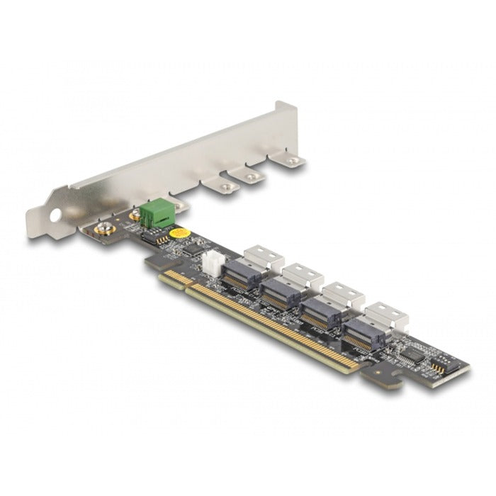 Load image into Gallery viewer, Delock pci express x16 card to 4 x internal sff-8654 4i nvme netwerkadapter
