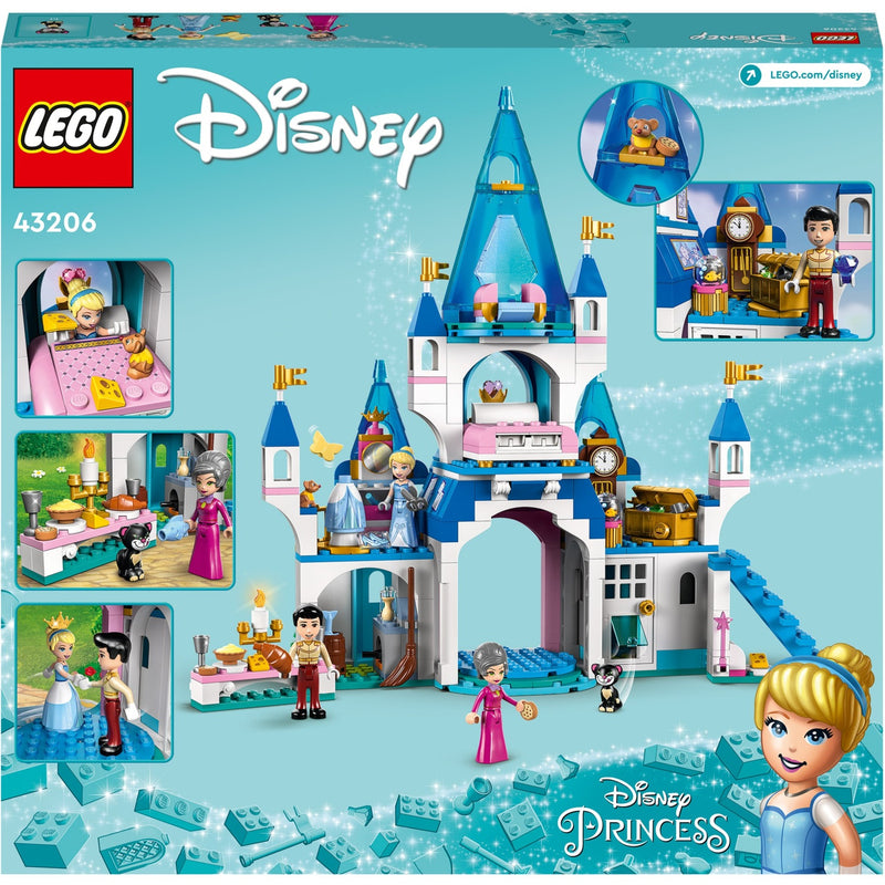 Load image into Gallery viewer, Lego disney princess - het kasteel van assepoester en de knappe prins constructiespeelgoed (43206)
