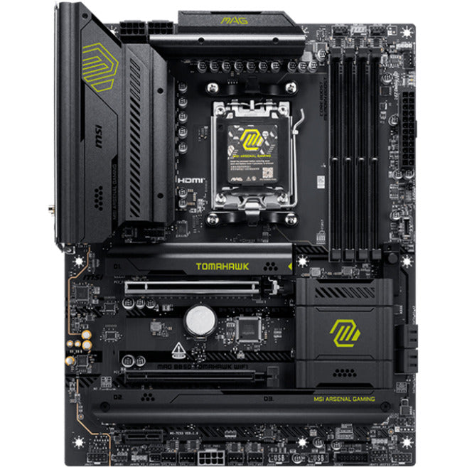 Load image into Gallery viewer, Msi mag b850 tomahawk wifi socket am5 moederbord (raid, 5gb-lan, wi-fi 7, bt, sound, atx)
