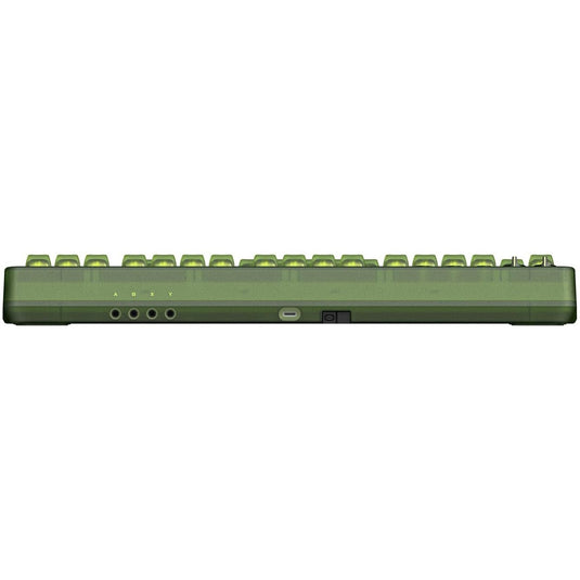 8bitdo retro 87 mechanical keyboard - xbox edition (groen, us lay-out (qwerty), kailh box jellyfish x, 80% (tkl), abs keycaps, bluetooth 5.0, wireless 2.4g, usb)