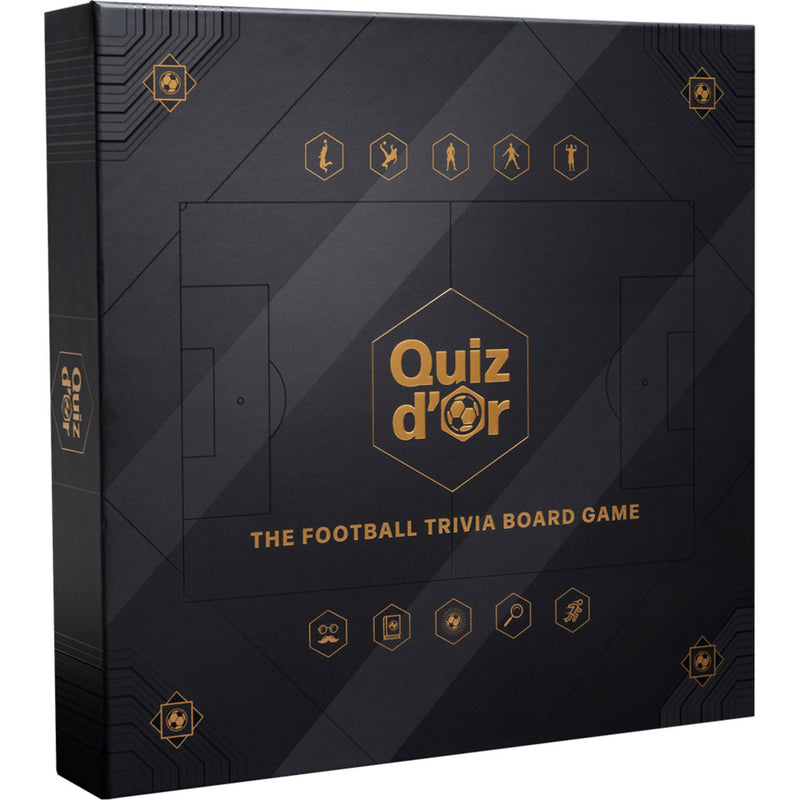 Laden Sie das Bild in Galerie -Viewer, Quiz d'or bordspel (engels, 4 - 8 spelers, 60 - 120 minuten, vanaf 16 jaar)

