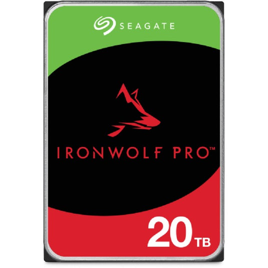 Seagate ironwolf pro 20 tb harde schijf (st20000nt001, sata 600, 24 7)