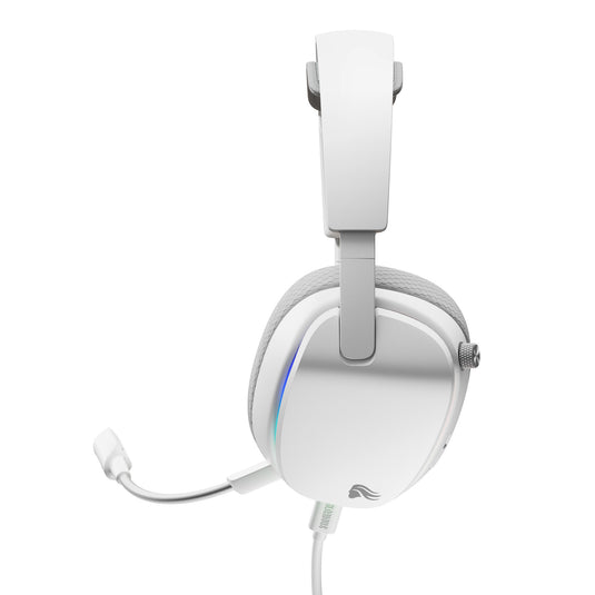 Glorious ghs eternal rgb - stereo rgb gamingheadset over-ear gaming headset (wit, pc, ps5, ps4, switch, usb-c)