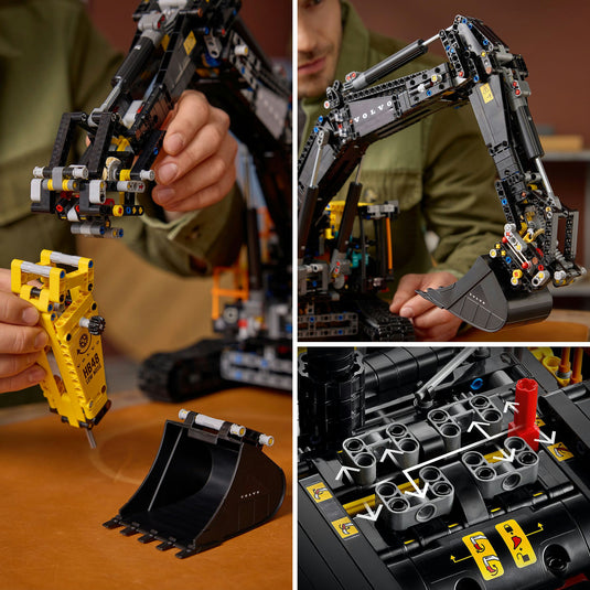 Lego technic 42215 volvo ec500 hybrid graafmachine