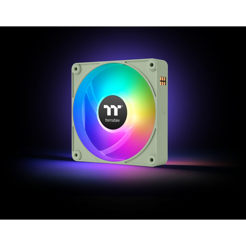 Load image into Gallery viewer, Thermaltake ct120 ex argb sync pc cooling fan matcha green (3-fan pack) case fans (lichtgroen, 3 stuks, 120 x 120 x 25 mm, pwm)
