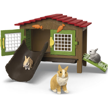 Schleich farm world - konijnenhok speelfiguur (42728)